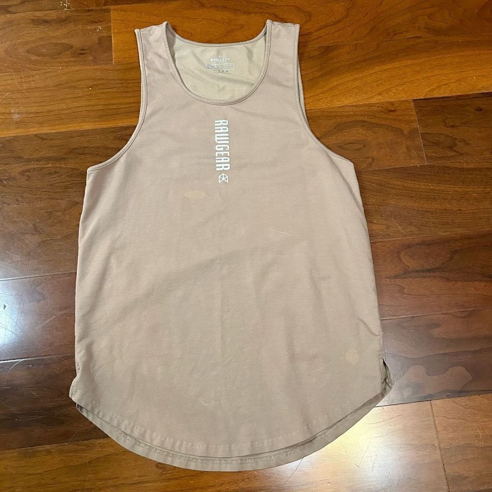 Raw Gear women’s activewear tan tank in medium‎